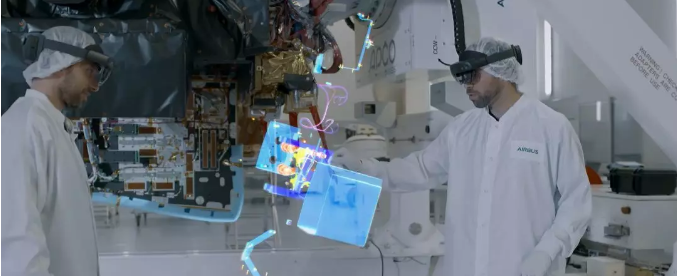 Hololens 2 助力空客設計師加速測試過程，將設計過程的總耗時減少了80％